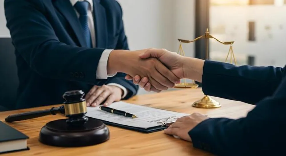 A tenancy agreement being signed