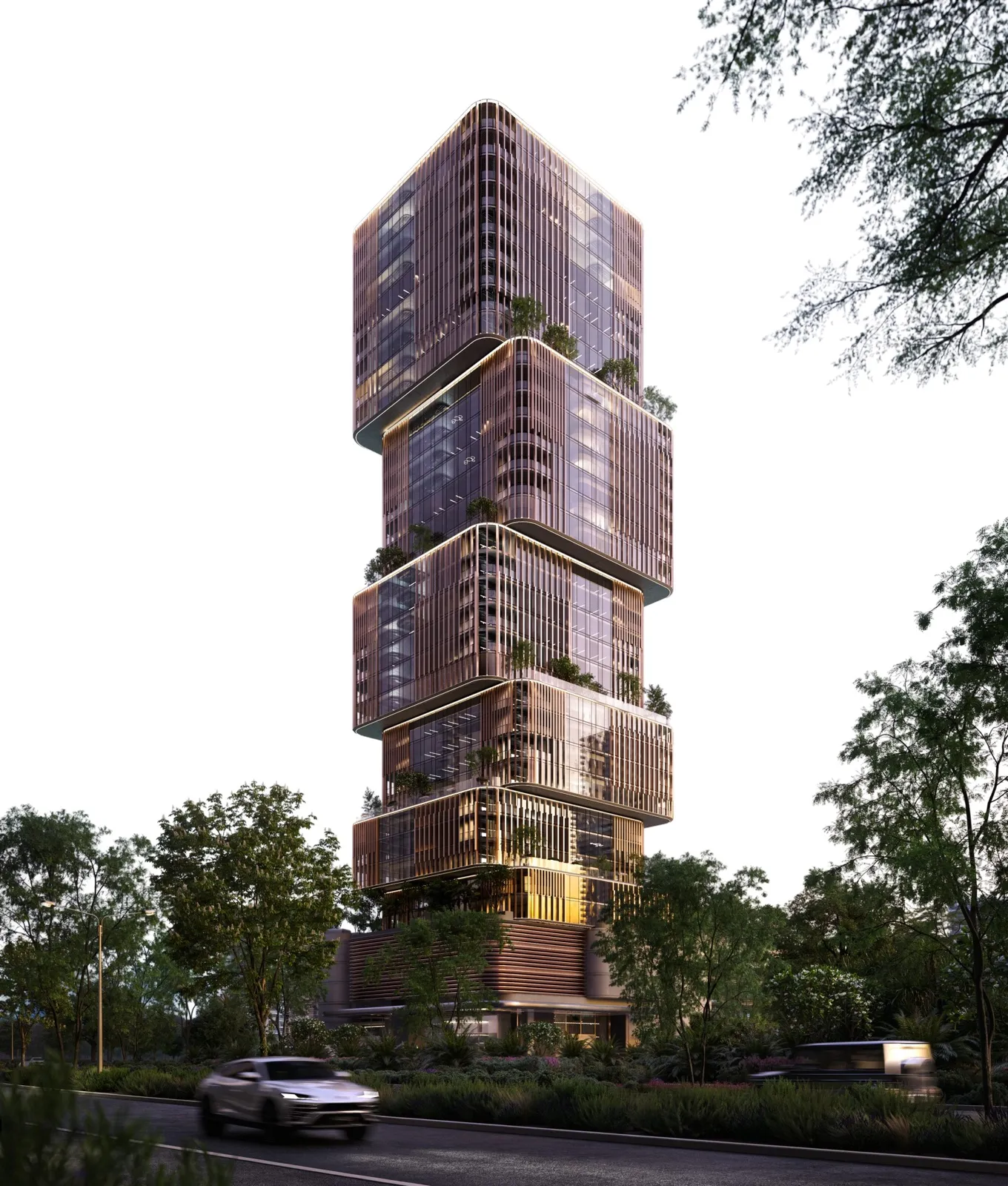 A commercial tower under Provident management in Dubai