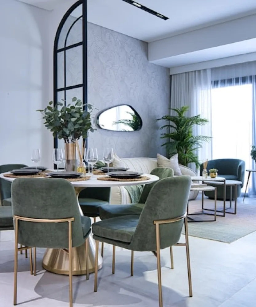 Managed apartment interior in Business Bay