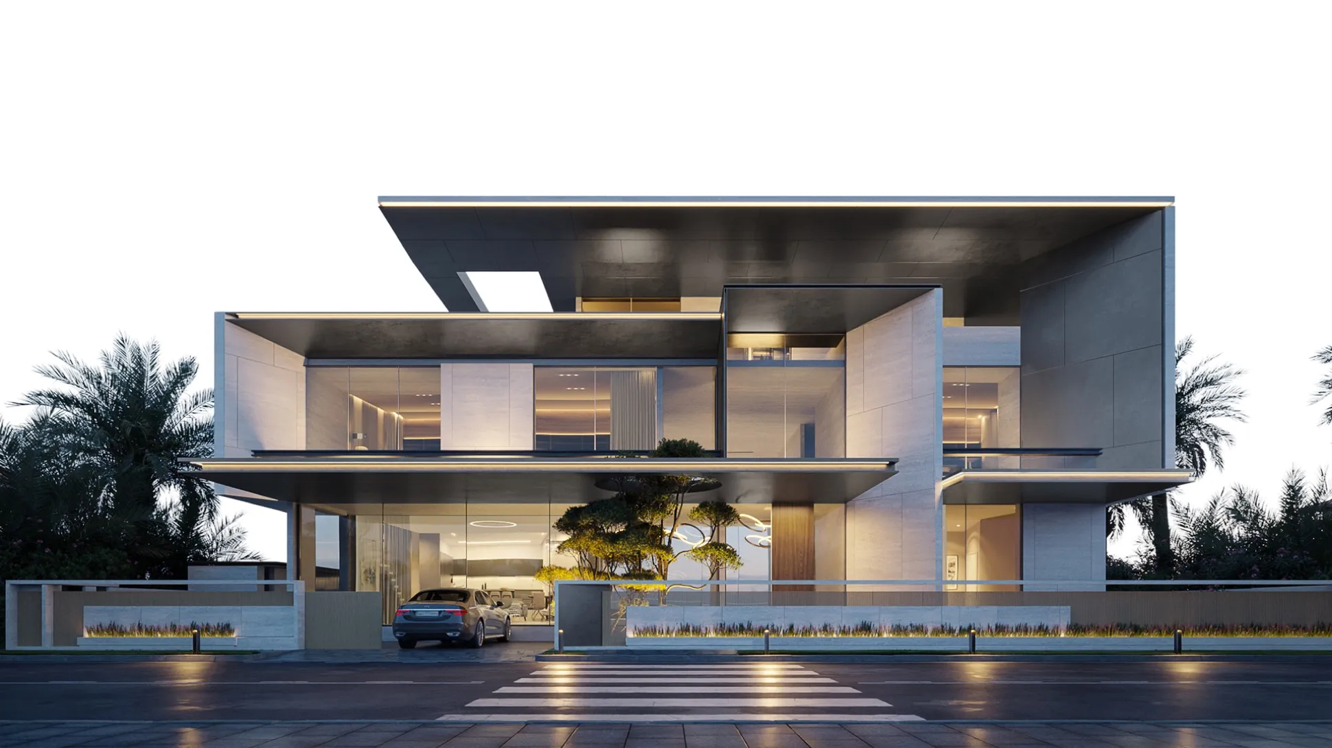 A managed villa in a Dubai community